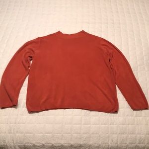 🖤Kim Rogers XL sweater Burnt Orange Color.